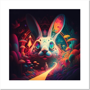 Down the rabbit hole Posters and Art